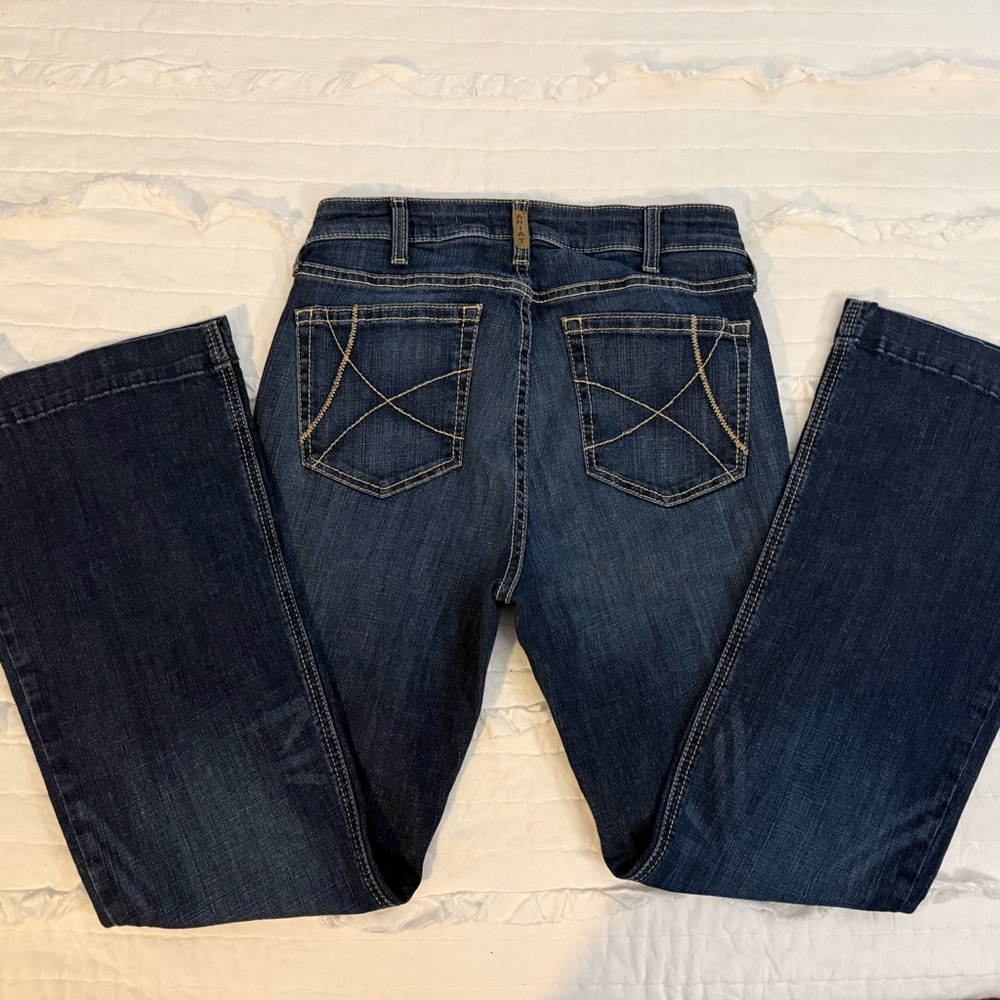 Ariat Women's Boot Cut Jeans in Dark Blue